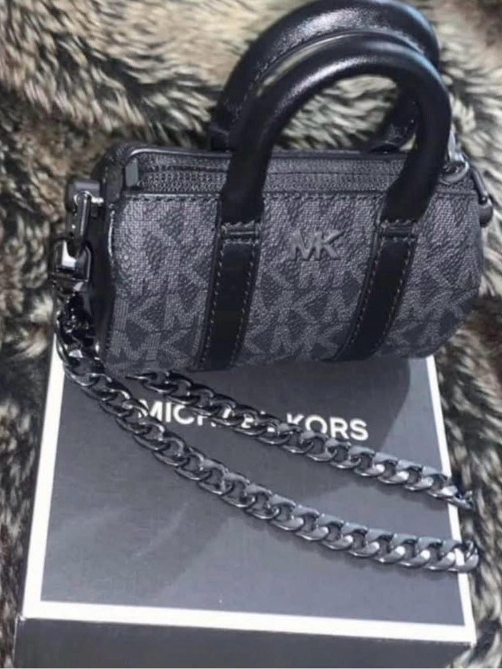 Michael Kors Micro Duffle Wristlet Bag